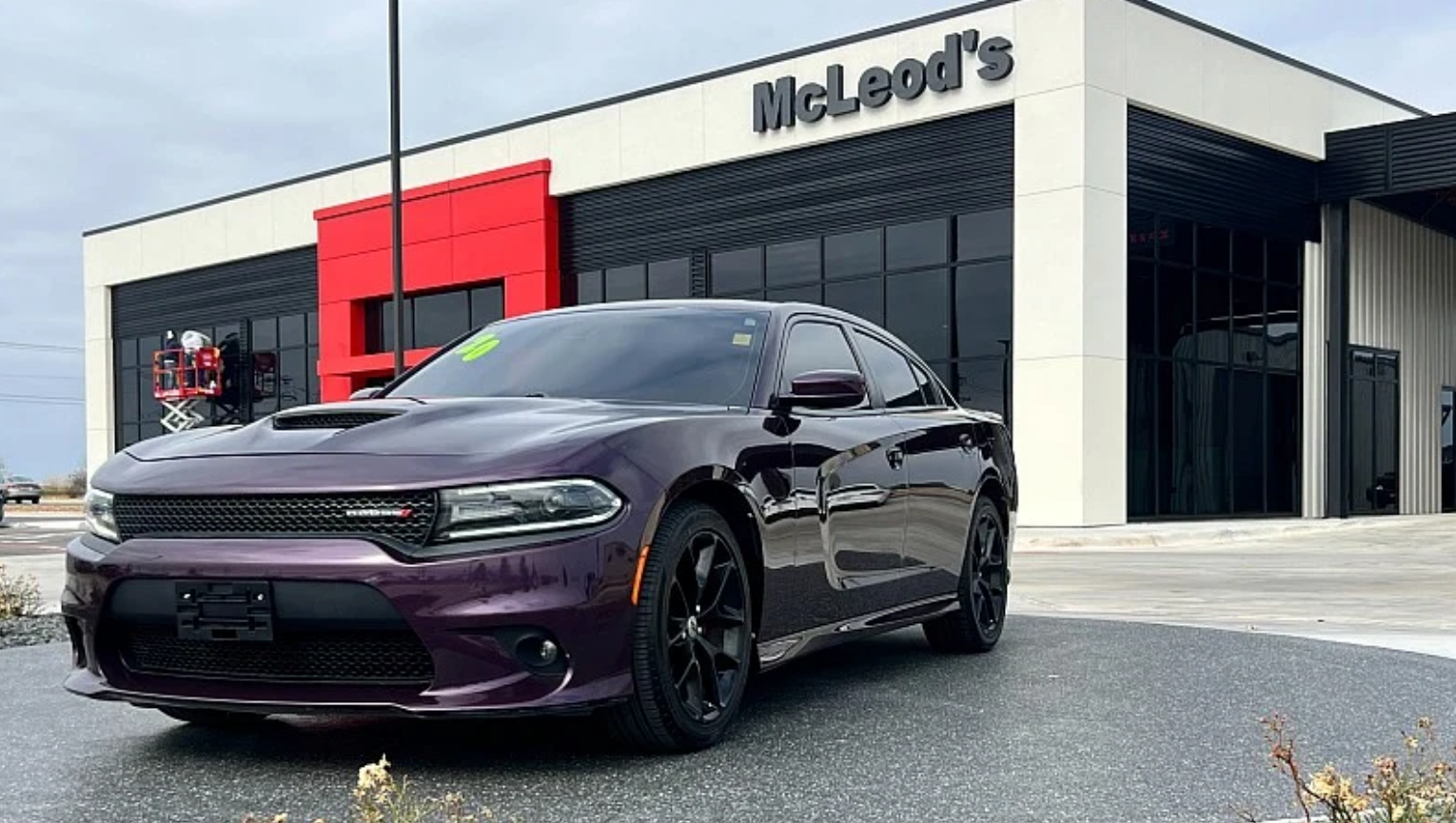 Dodge Muscle Car Angle View
