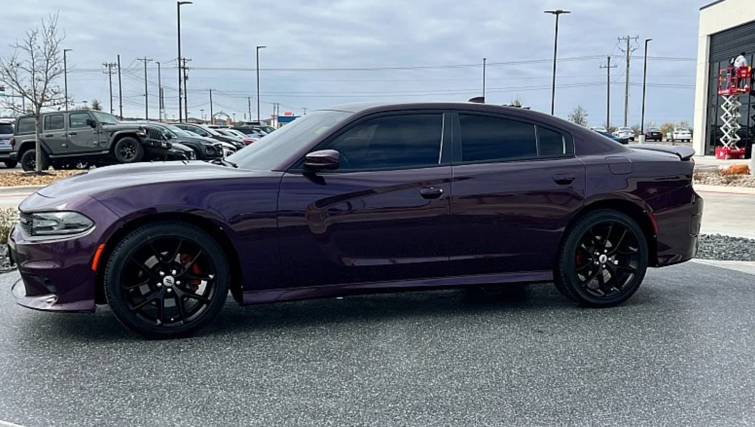 Dodge Muscle Car Purple