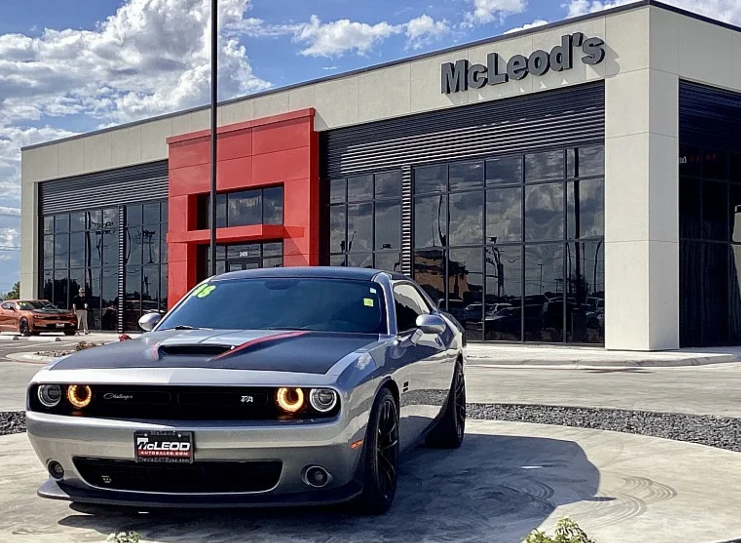 Dodge Muscle Car Side Angle